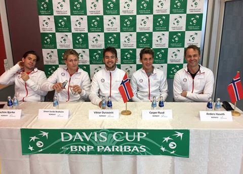 Ruud og Durasovic frykter ikke bortebane i Davis Cup