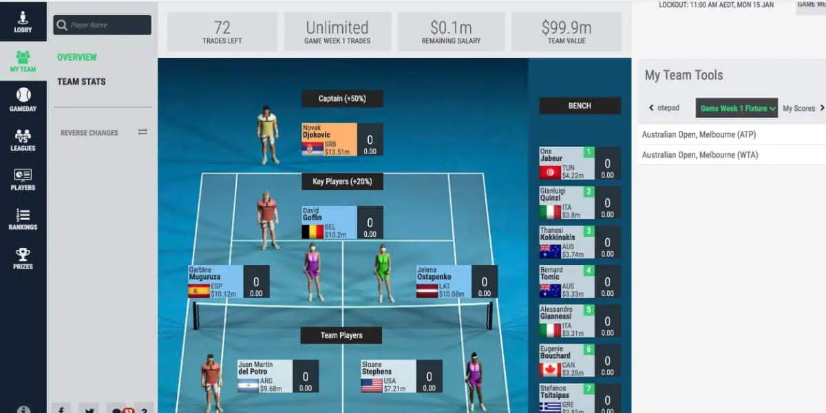 FantasyTennisLeague