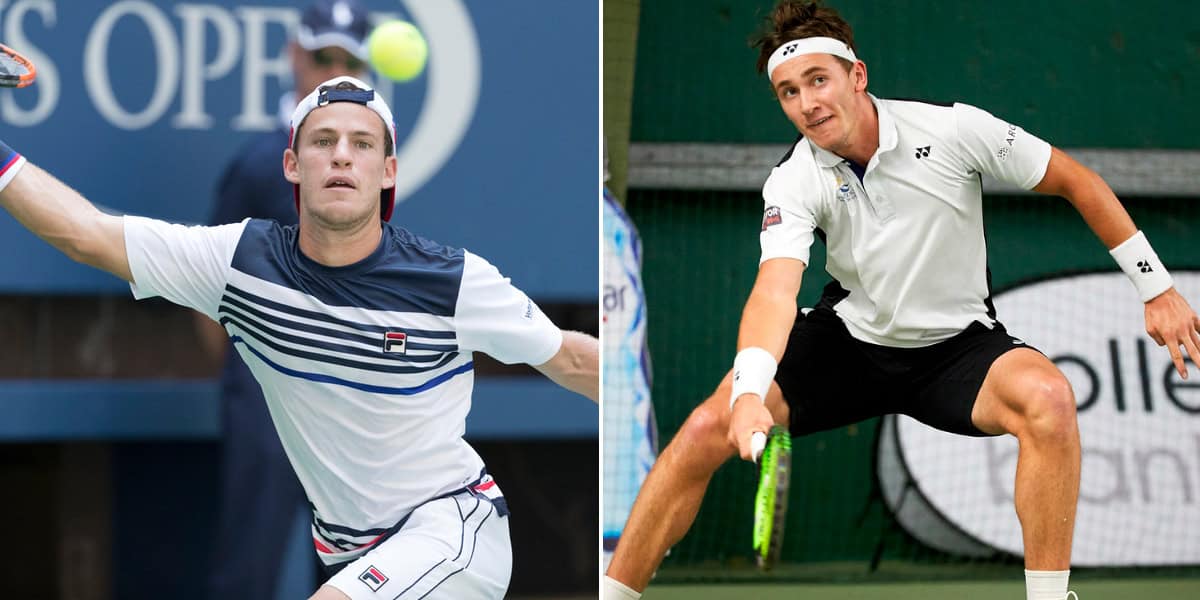 Casper Ruud og Diego Schwartman Casper Ruud og Diego Schwartman