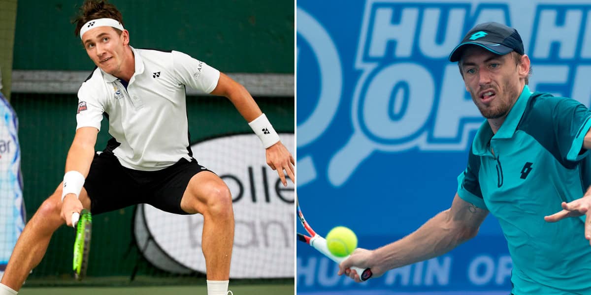 John Millman og Casper Ruud