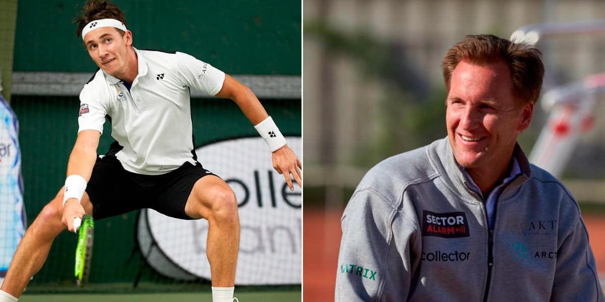 Christian og Casper Ruud