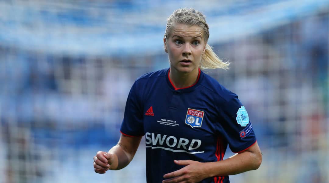 Ada Hegerberg får støtte av mannlig tennisstjerne