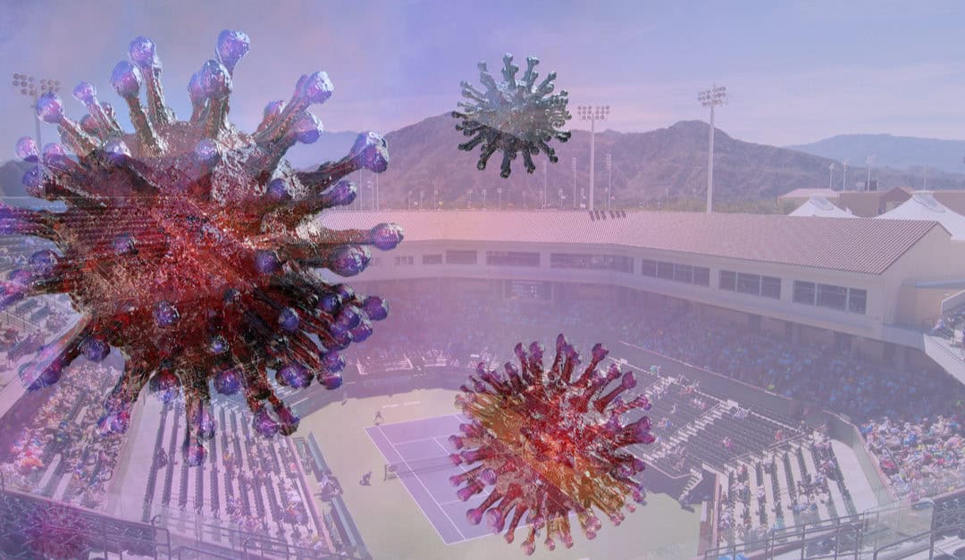 Indian Wells tar grep mot korona-viruset