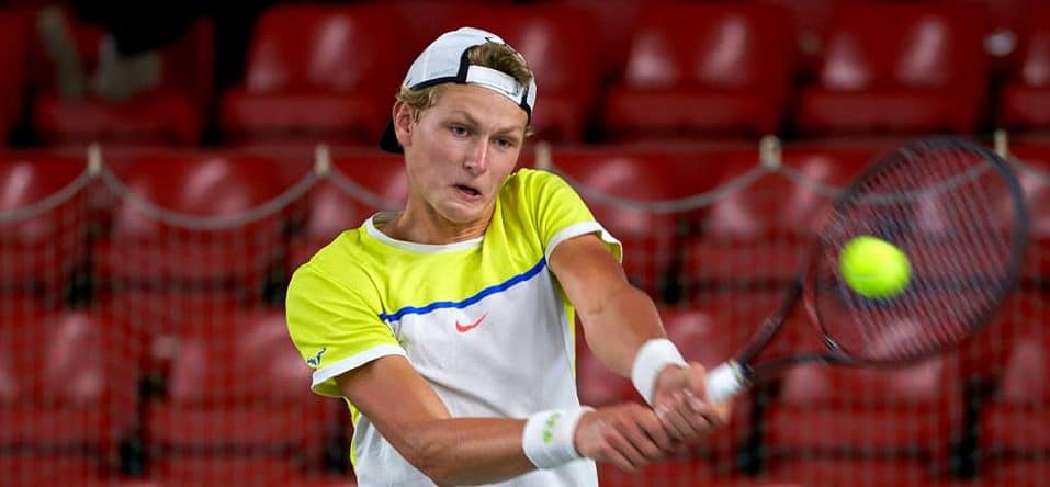 Simen Sunde Bratholm tok seg videre til andre runde i Oslo. Foto: Espen Hildrup.