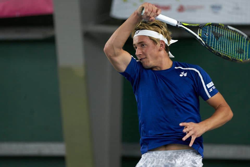 Casper Ruud er videre til semifinale i Oslo. Foto: Espen Hildrup.