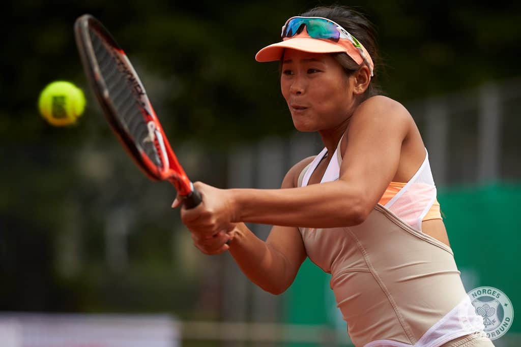 Patcharin Cheapchandej vil ønsker å representere Norge. Foto: Espen Hildrup, Norges Tennisforbund.
