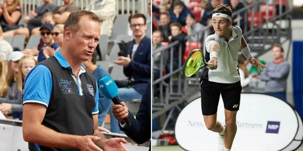 Jan Frode Andersen og Casper Ruud