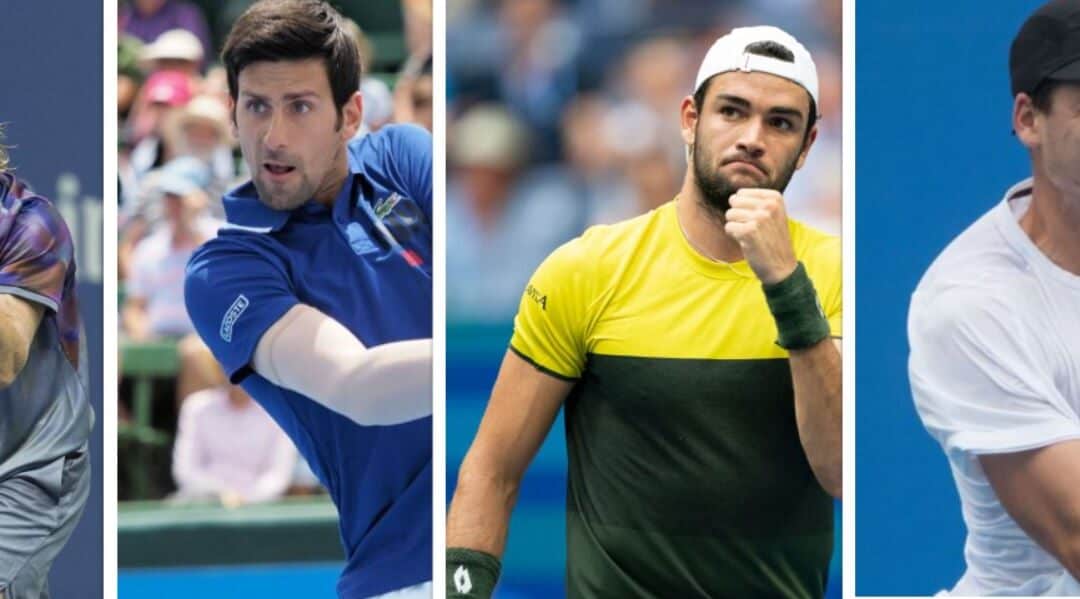 Herrenes semifinaler klare