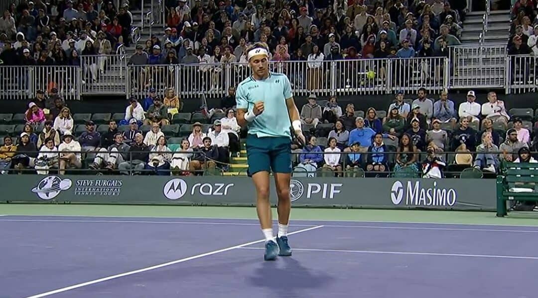 Tok første stikk i Indian Wells