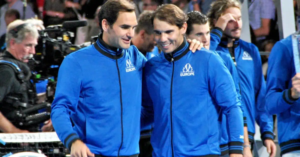 Roger Federers følelsesladde farvel til Rafael Nadal