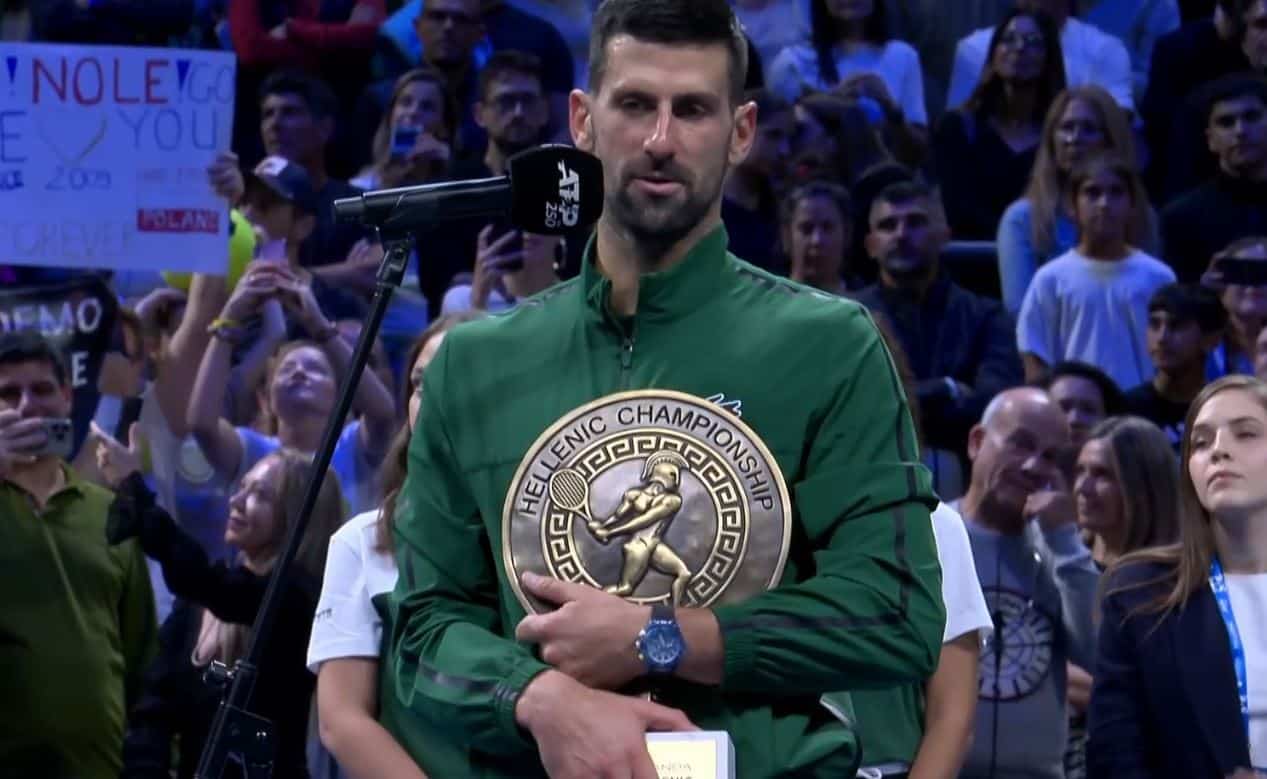 Djokovic til topps i Athen