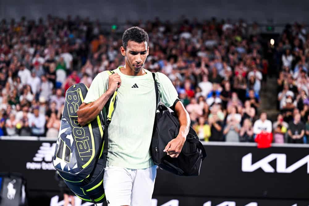 Felix,Auger-aliassime,During,The,Australian,Open,Ao,2024,Grand,Slam